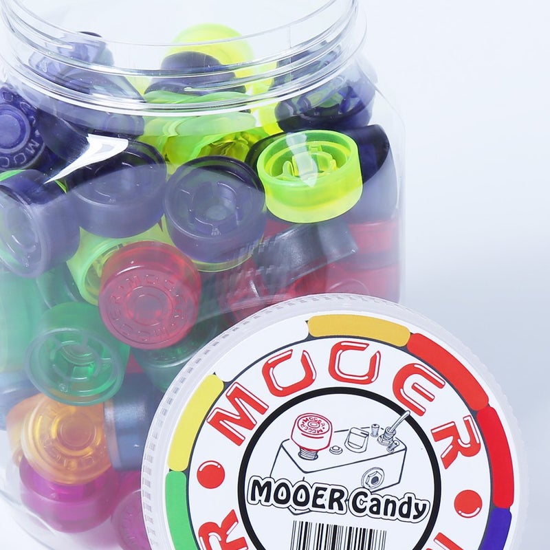 MOOER Candy Effects Pedal 100pcs Guitar Effects Bass Pedal Footswitch Toppers - Image 2